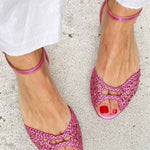 Isadora™ | Sandales Tressées Dorées