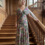 Calen | Robe Midi Décontractée à Épaules Dénudées