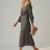 Lune | Robe Midi Wrap Naturelle