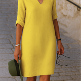 Rita™ | Robe élégante avec décolleté en V.