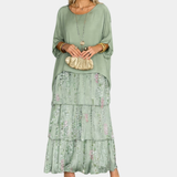 Agnès | Élégant Robe Maxi Fluide