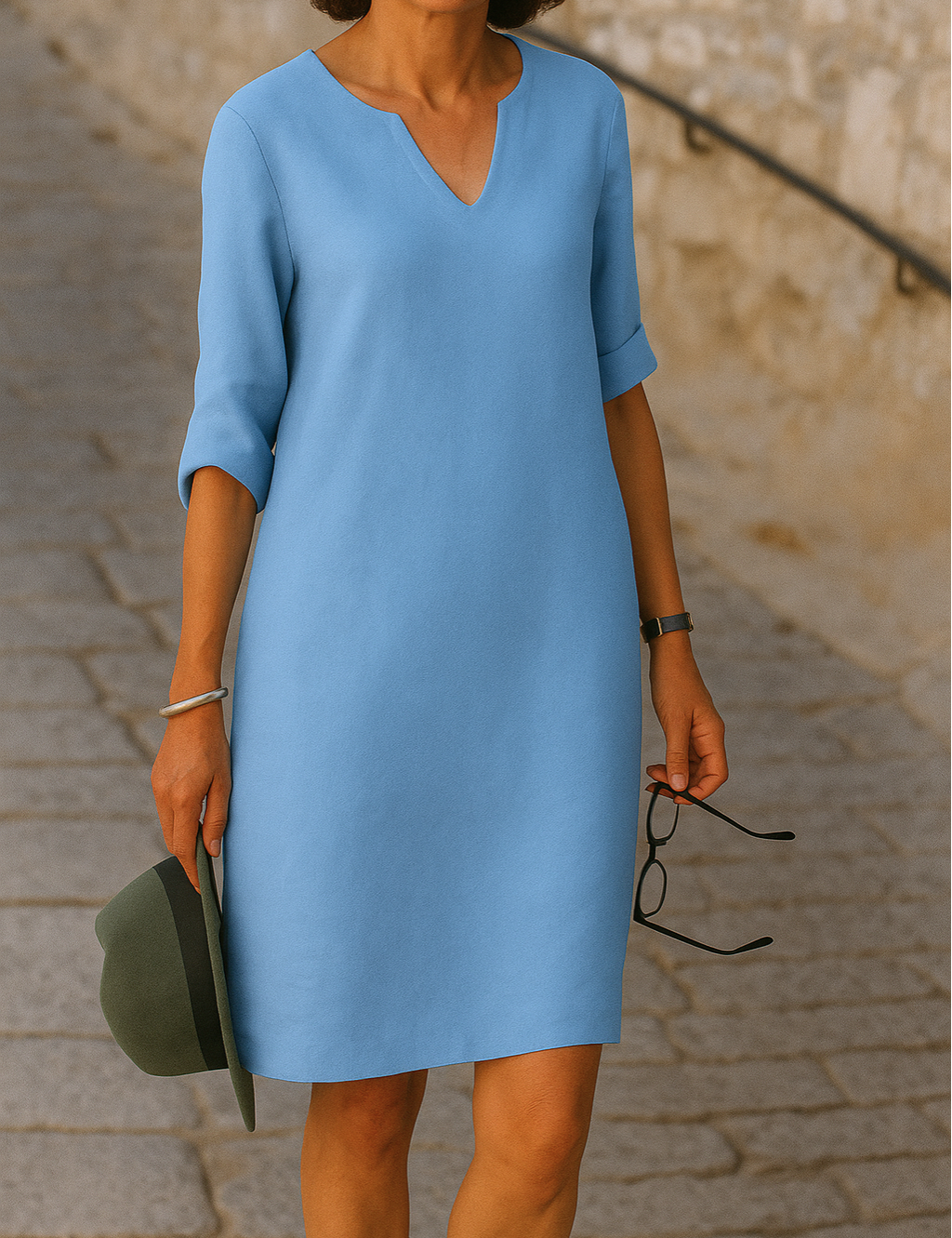 Rita™ | Robe élégante avec décolleté en V.