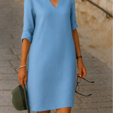 Rita™ | Robe élégante avec décolleté en V.