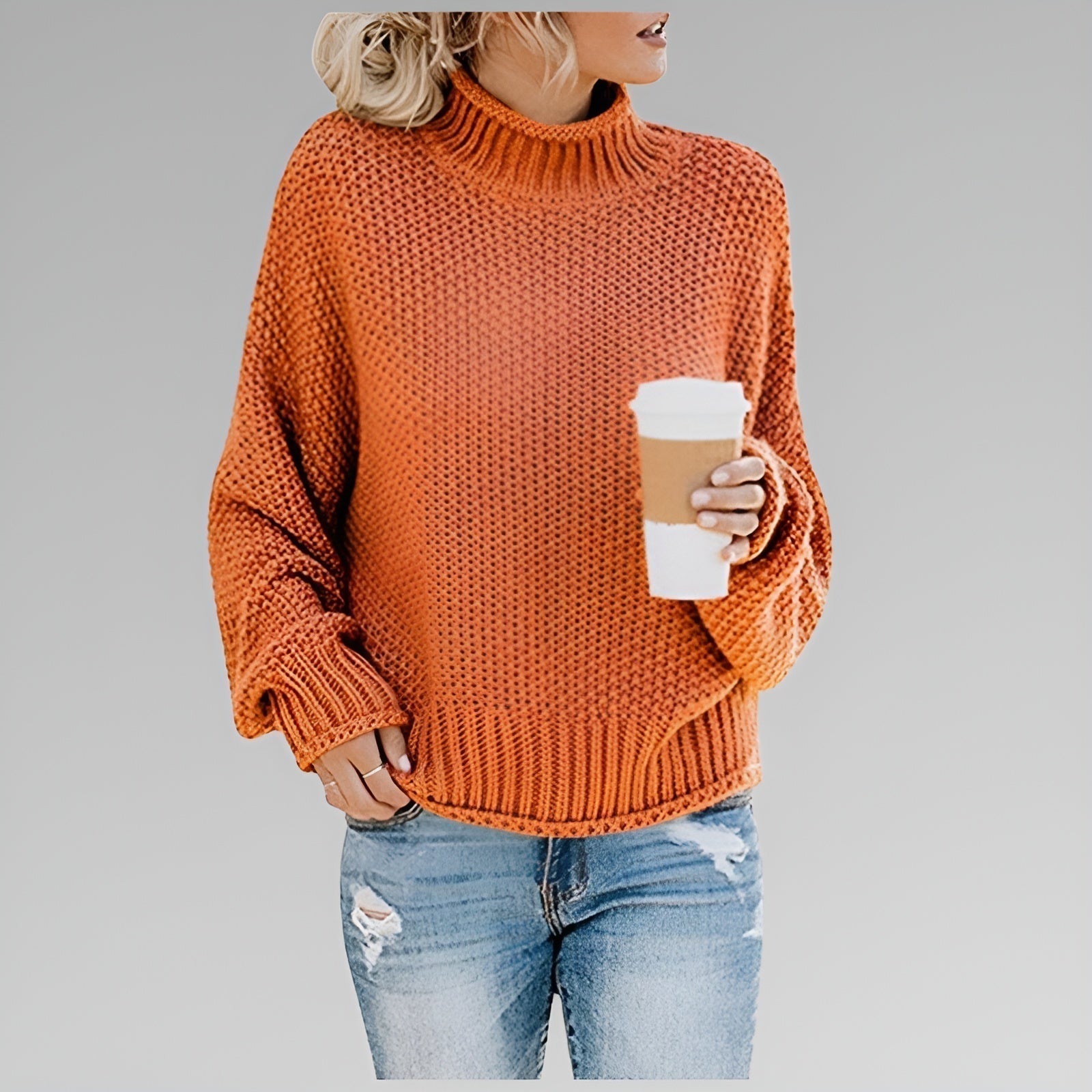 Anne | Pull Tricoté Classique et Confortable