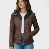 Alberte™ | Veste en Cuir