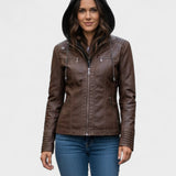Alberte™ | Veste en Cuir