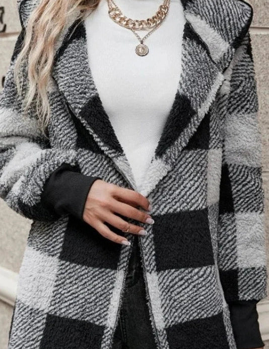 Alberte | Sweatshirt à Carreaux