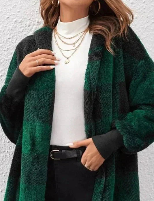 Alberte | Sweatshirt à Carreaux