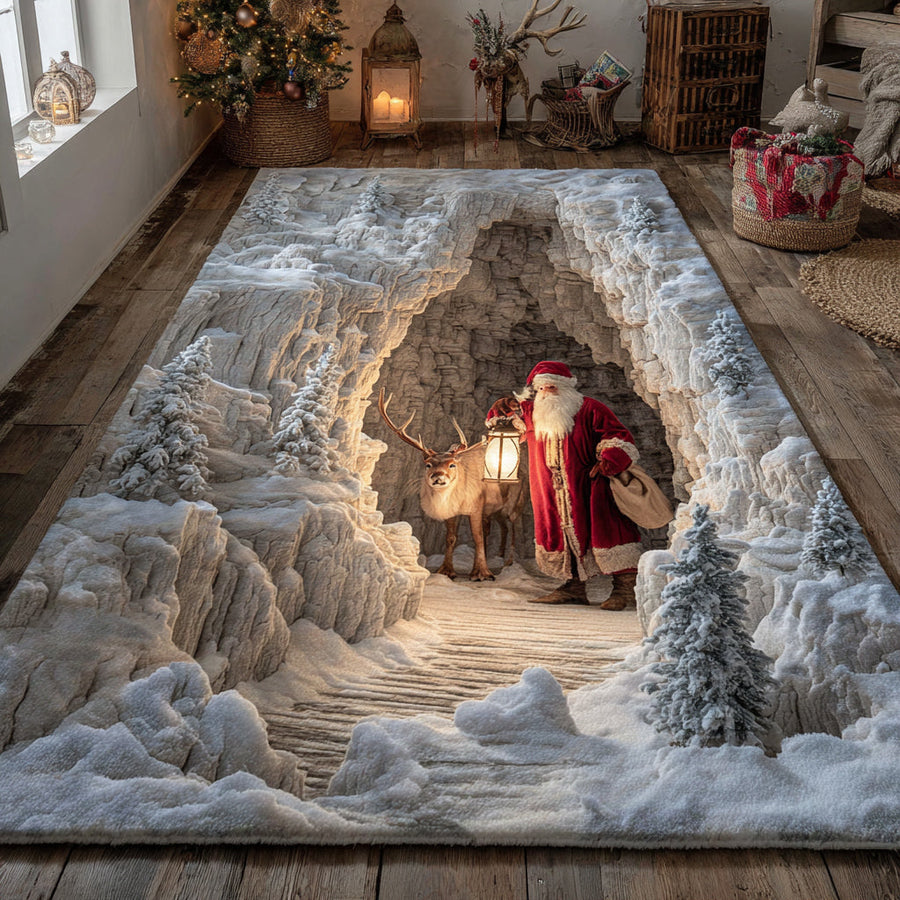Alpine Santa Claus Area Rug NCU0HH1254