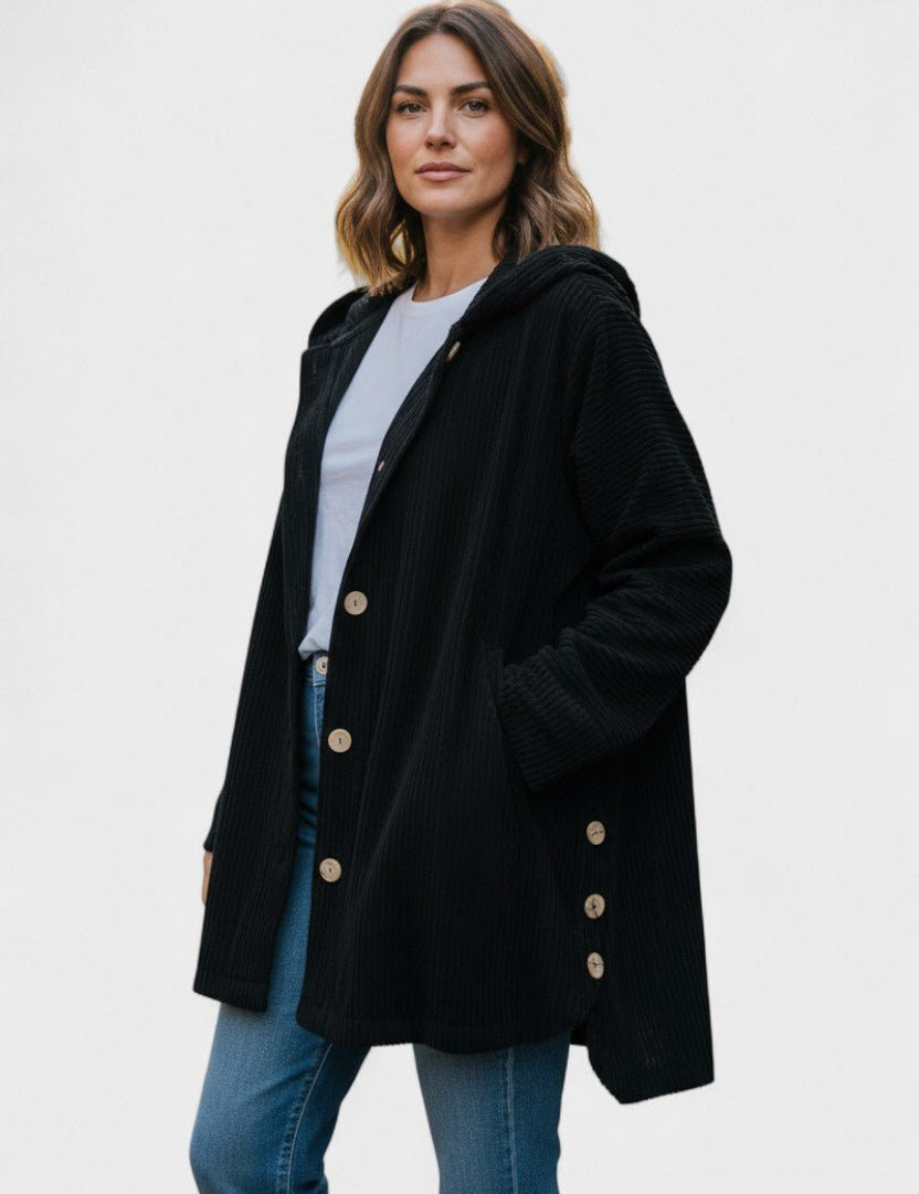 Amalie™ | Manteau en velours élégant au design luxueux
