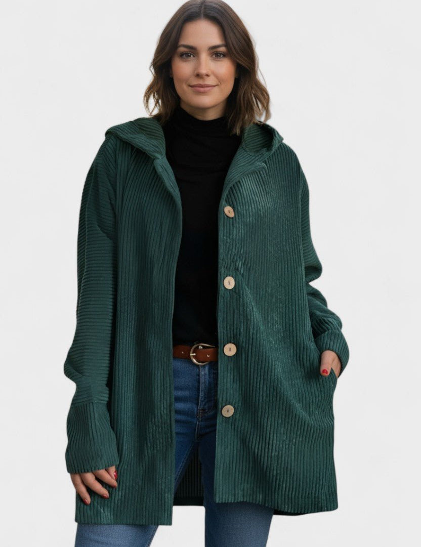 Amalie™ | Manteau en velours élégant au design luxueux