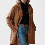 Amalie™ | Manteau en velours élégant au design luxueux