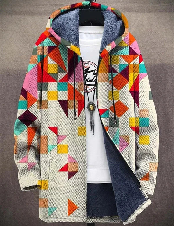 Hania - Cardigan de Luxe Inspiré par l'Art