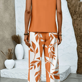 Adelaide | Ensemble Standard Feuilles Orange