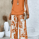 Adelaide | Ensemble Standard Feuilles Orange