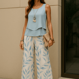 Amélia | Ensemble Bleu d'Été Femme