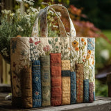 Sac Artisanal - Livres et Fleurs Matelassé