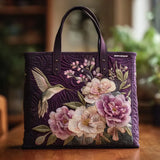 Sac Artisanal - Colibris et Orchidées Matelassé