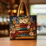 Sac Artisanale - Floral et Livres