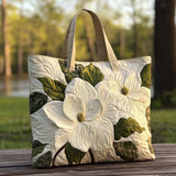 Sac Artisanal - Lys Blancs Élégants