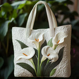 Sac Artisanal - Lys Blancs Matelassé