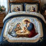 Christmas 3-Piece Quilted Bedding Set NCU0VT237