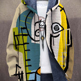 Ameliaz - Cardigan de Luxe Inspiré par l'Art