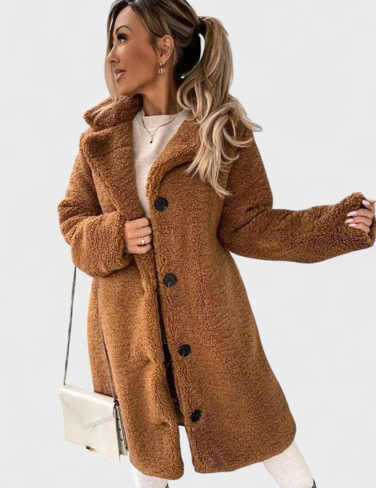 Birgitte™ | Élégante veste teddy au design luxueux