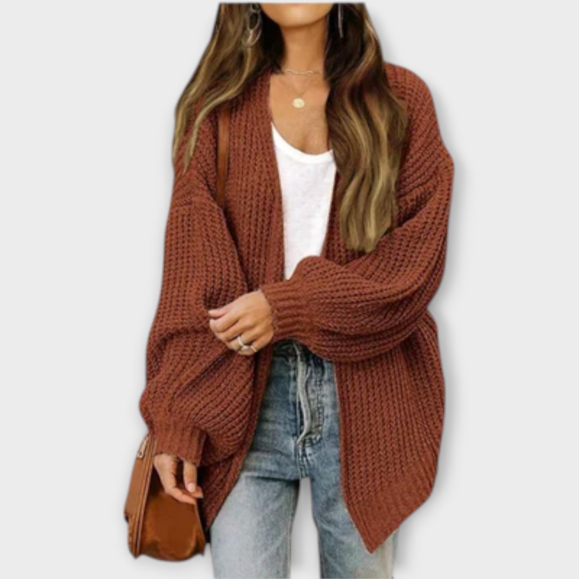 Leppa - Un Cardigan en Maille Décontracté
