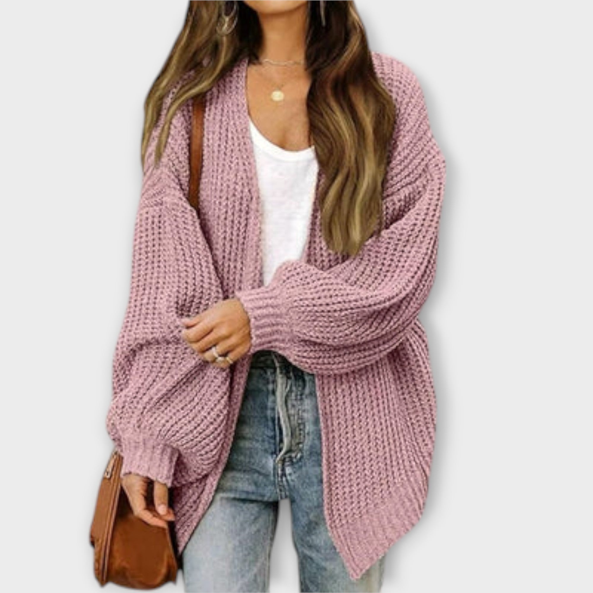 Leppa - Un Cardigan en Maille Décontracté