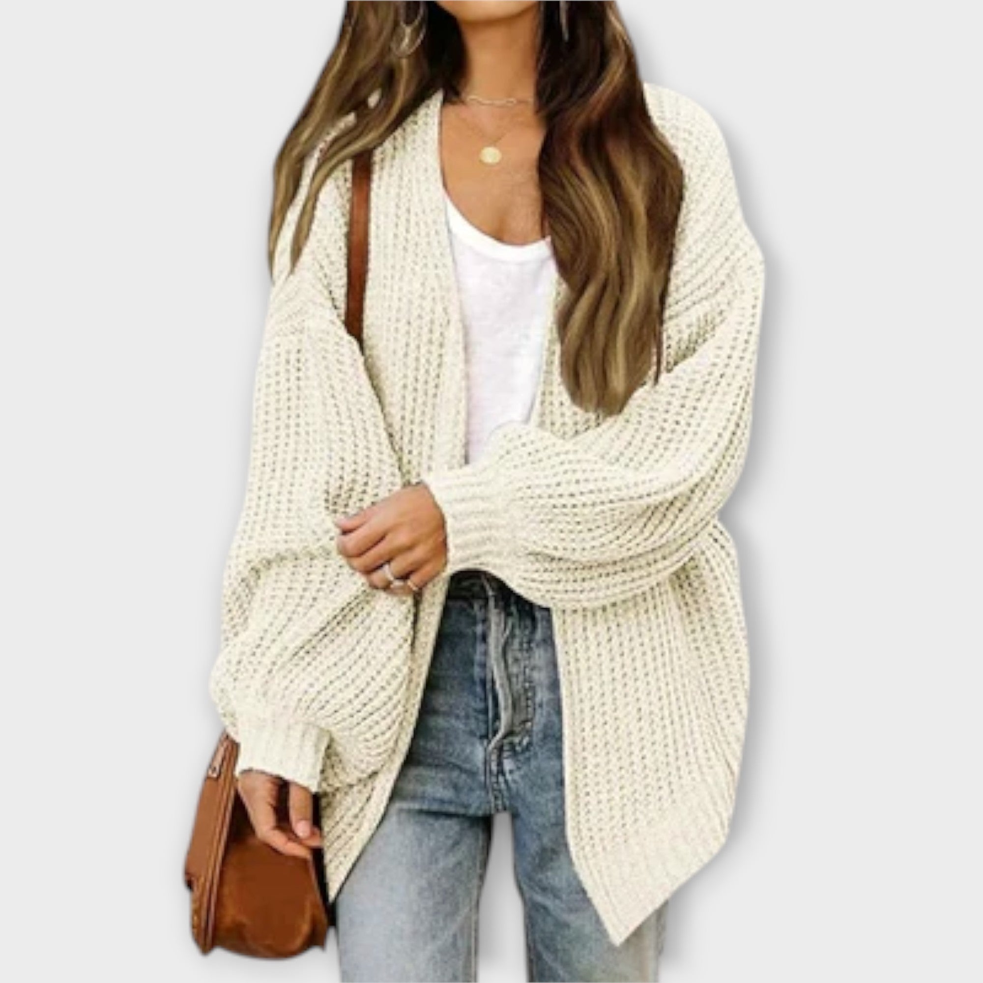 Leppa - Un Cardigan en Maille Décontracté