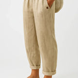 Cristina - Pantalons en Lin et Coton