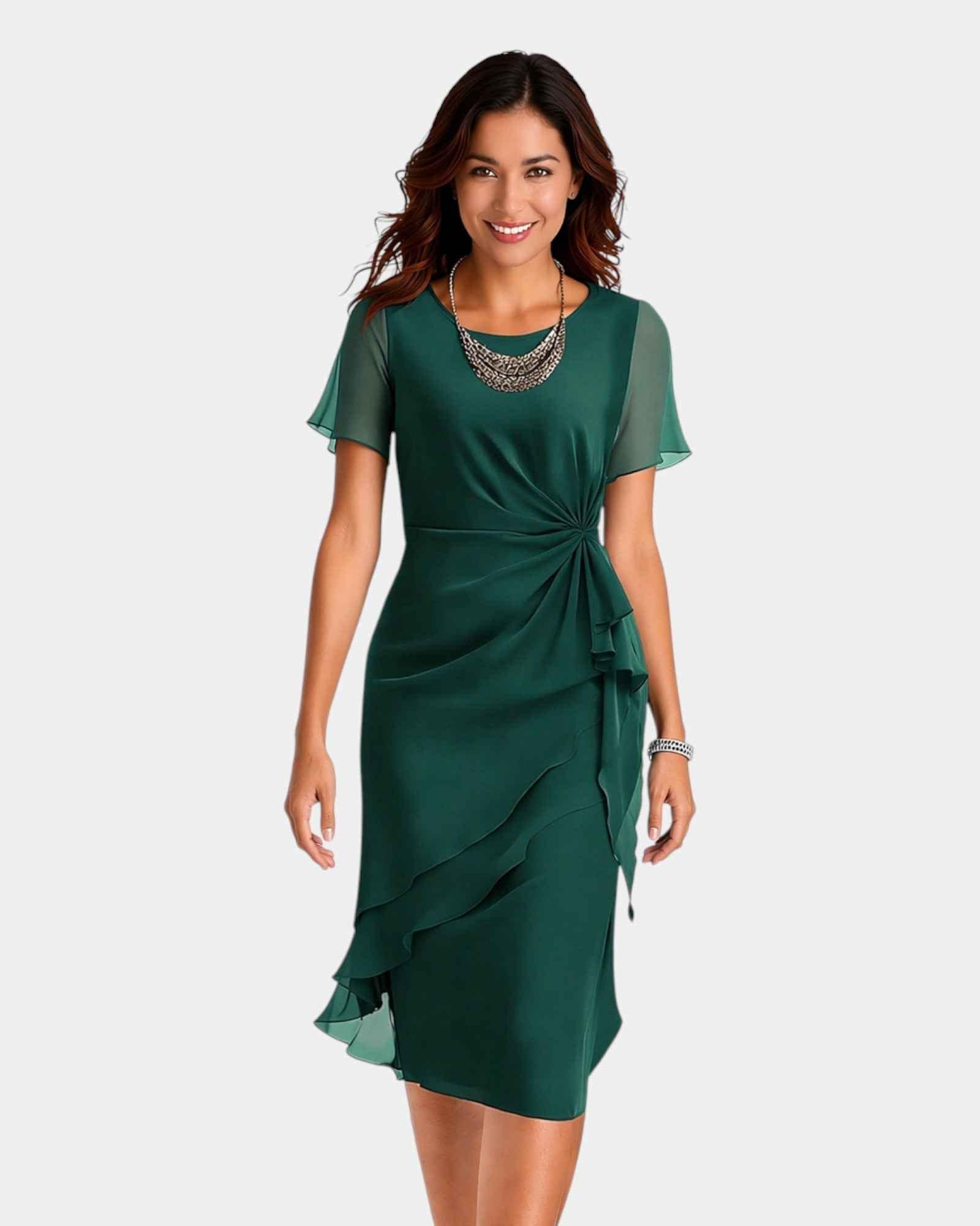 Marilou | Robe à taille froncée