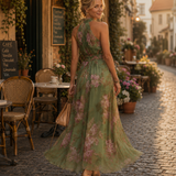 Marianne™ | Robe maxi à bretelles florales