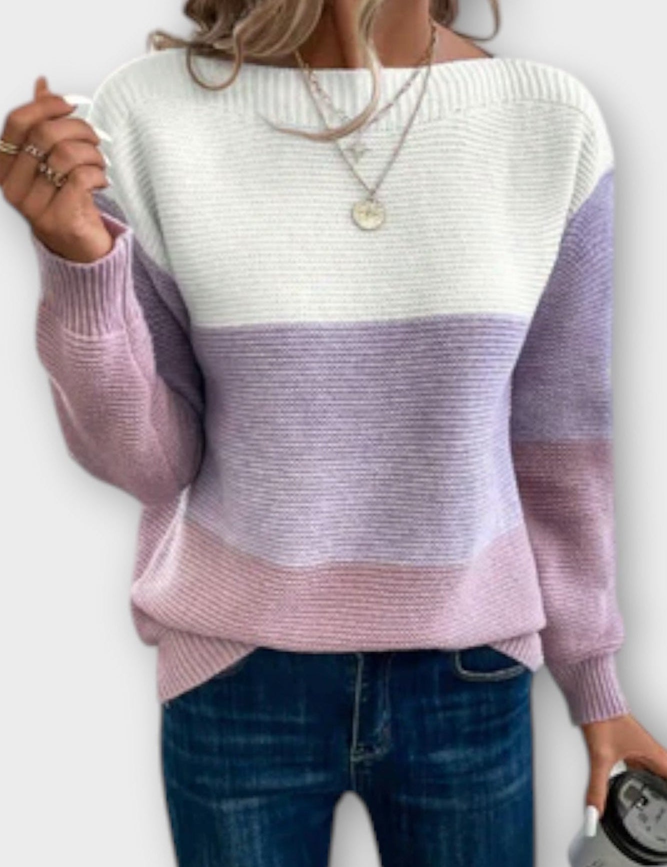 Clara | Pull en Patchwork