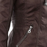 Leni | Veste en Cuir de Motard
