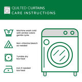 Terra Echo Quilted Curtains NCU0DK11760