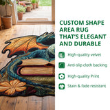 Bloom Turtle Custom Shape Area Rug NCU0HH1971
