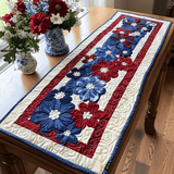Daisies for Independence Quilted Table Runner NCU0PT3389