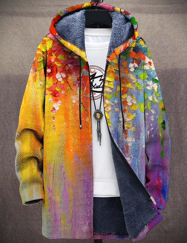 Viviana - Cardigan de Luxe Inspiré par l'Art