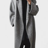 Ditte™ | Manteau long en laine au design intemporel