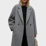 Ditte™ | Manteau long en laine au design intemporel