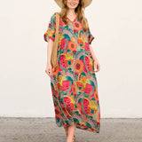 Robe Décontractée à Poches – Ornella Caftan™