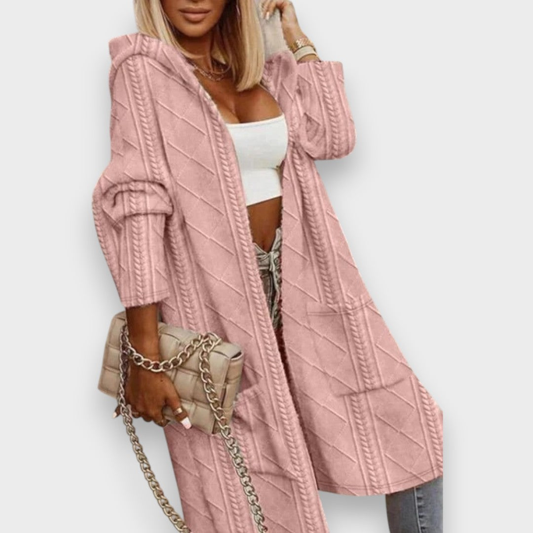 Johani | Cardigan Long avec Capuche