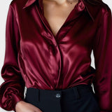Ellen | Chemise en satin
