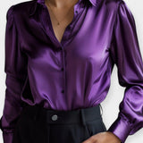 Ellen | Chemise en satin