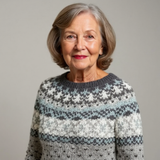 Marguerite | Pull en tricot vintage