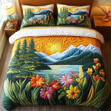 Woodland 3-Piece Quilted Bedding Set NCU0VT144