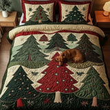 Forest Of Joy 3-Piece Quilted Bedding Set NCU0NT1732