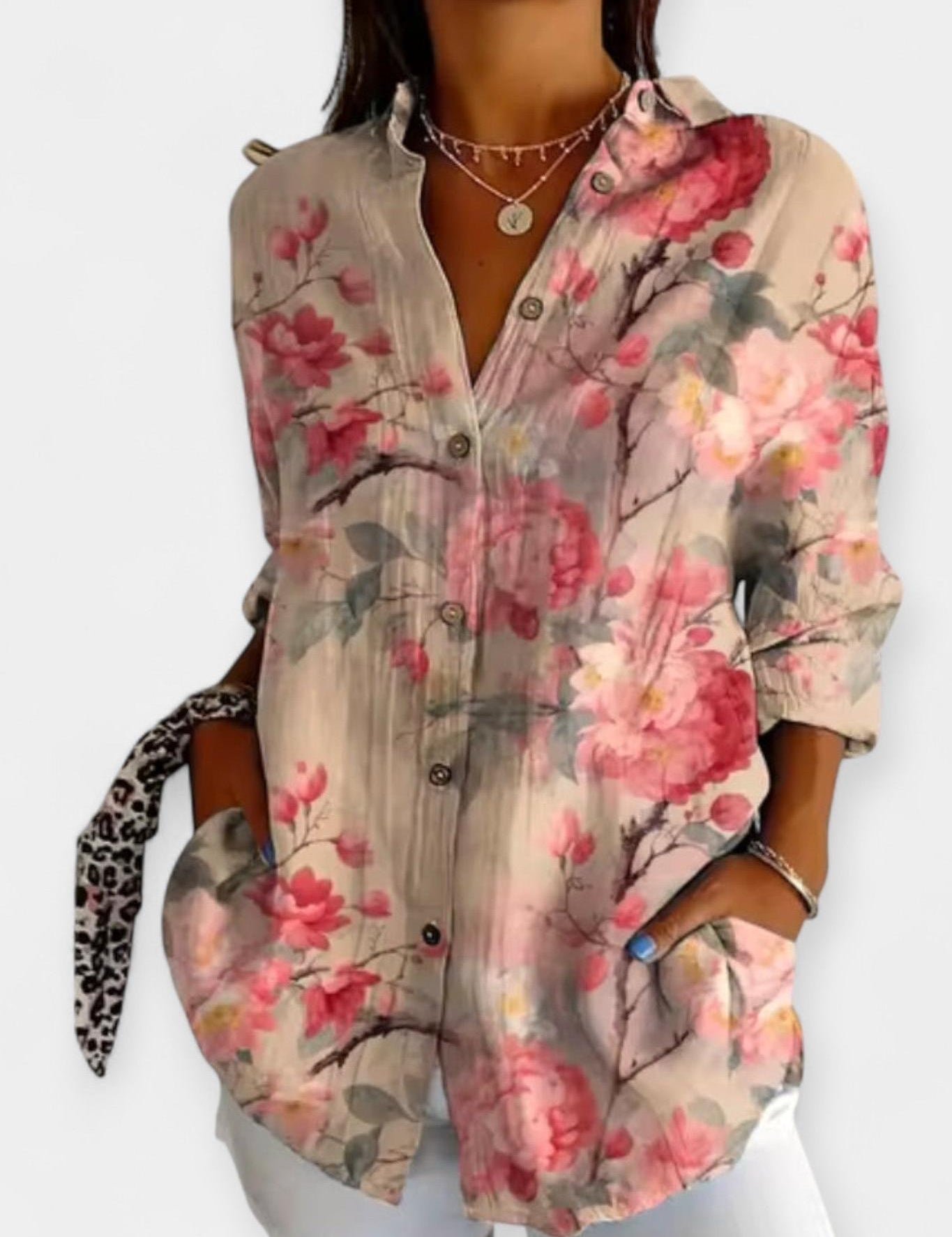 Frida | Chemise à Imprimé Floral